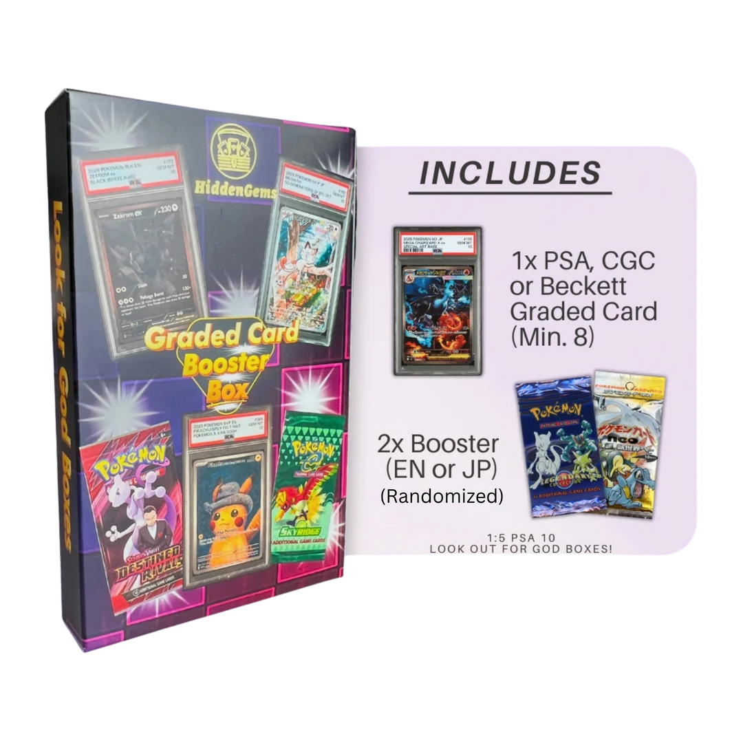 graded booster box Hidden Gems Pokémon Graded Card Booster Box 2.0 – FantasiaCards