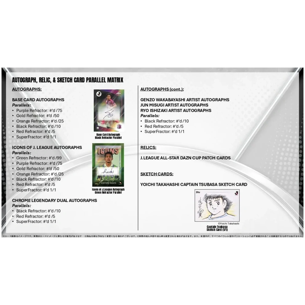 2026 Topps J.League Chrome - Hobby Box (Vorbestellung - Release: Ende Oktober 2026)