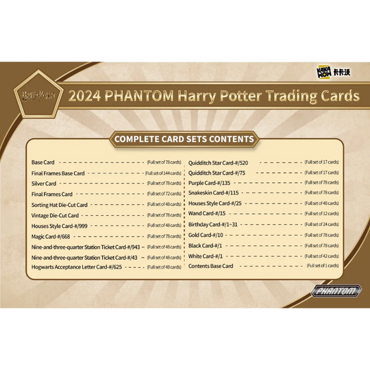 KakaWow 2024 Phantom Harry Potter - Hobby Box - LIVE-BOXBREAK