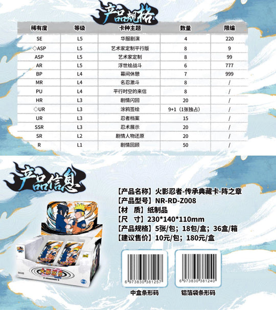 Naruto Kayou - Tier 4 Wave 8 - T4W8 - Display [CN] (Vorverkauf - Release: Anfang April)