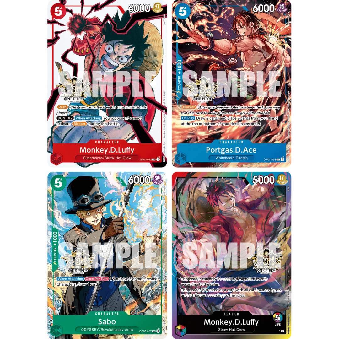 One Piece Card Game - 3rd Anniversary Tournament 3 Brothers Pack - [ENG]