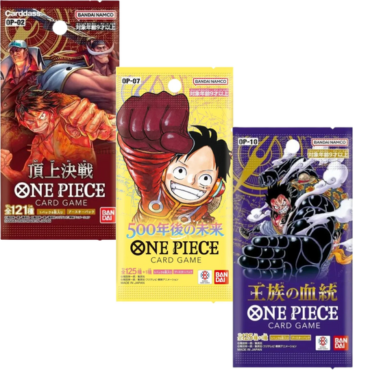 One Piece Card Game - OP02 OP07 OP10 - Booster Bundle [JP]