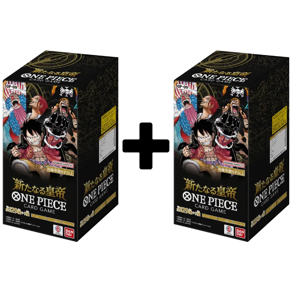 One Piece Card Game The Four Emperors OP09 Booster Display Bundle