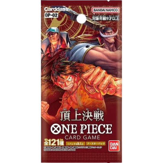 One Piece Card Game OP-02 Paramount War Booster Japanisch