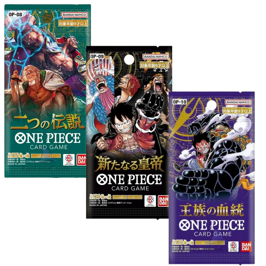 One Piece Card Game - OP08 OP09 OP10 - Booster Bundle [JP 