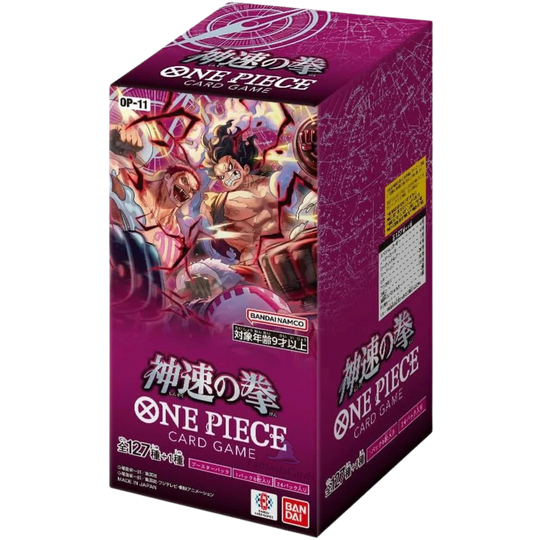 One Piece Card Game - OP11 - A Fist of Divine Speed - [JP] LIVE-BOXBREAK