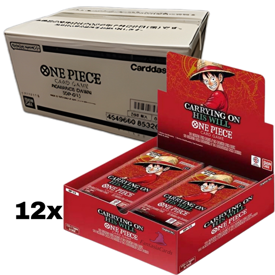 One Piece Card Game - OP13 - Carrying on his Will - First Print Sealed Case [ENG]