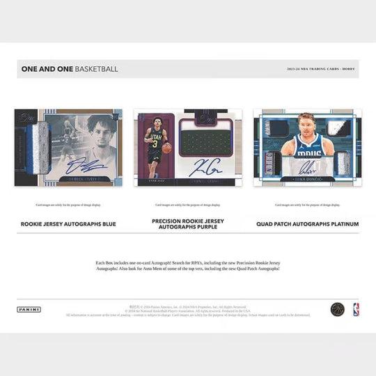 Panini - 2023/24 One and One NBA - Hobby Box