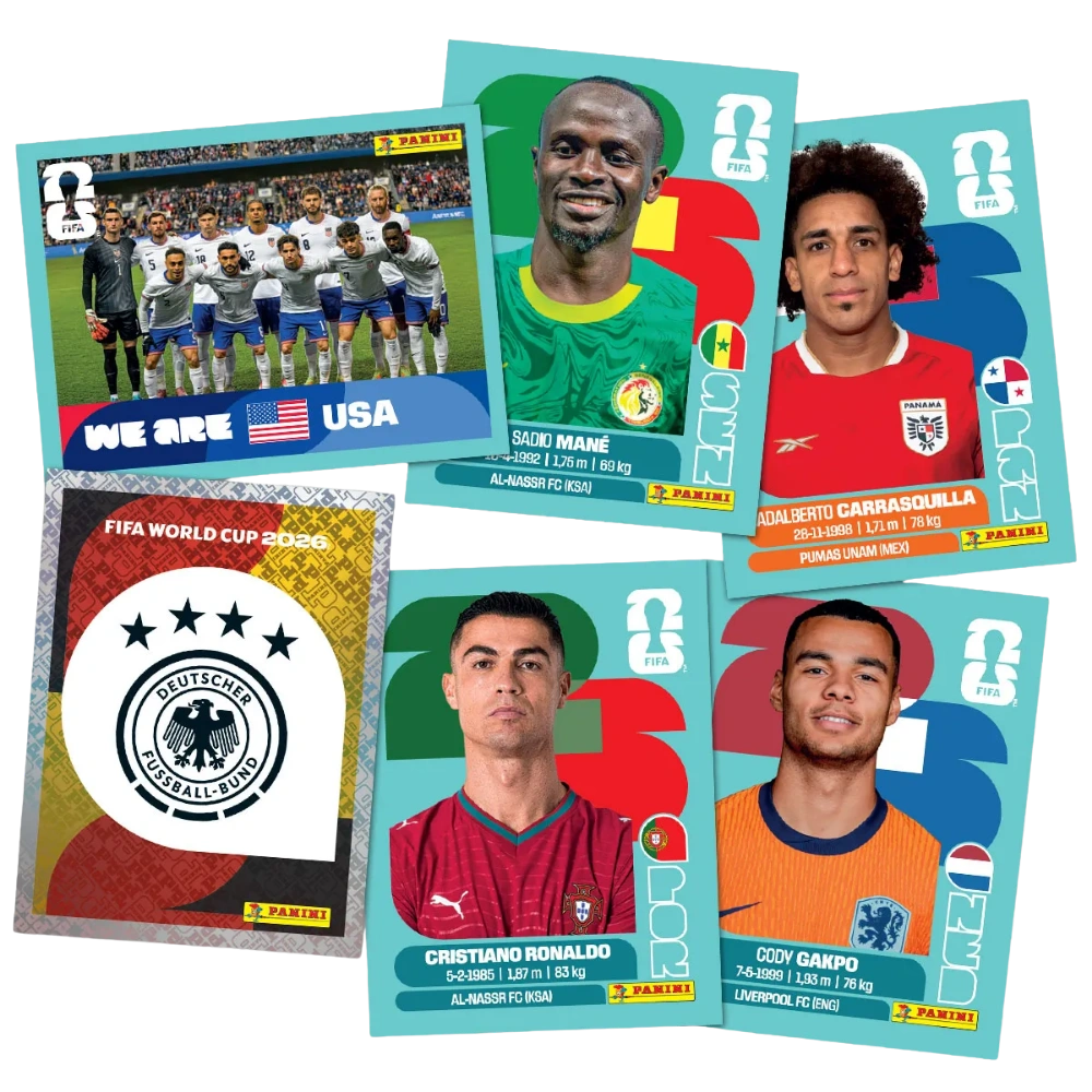 Panini World Cup 2026 Sticker - 100 St. Display