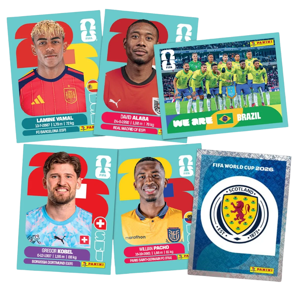 Panini World Cup 2026 Sticker - 100 St. Display