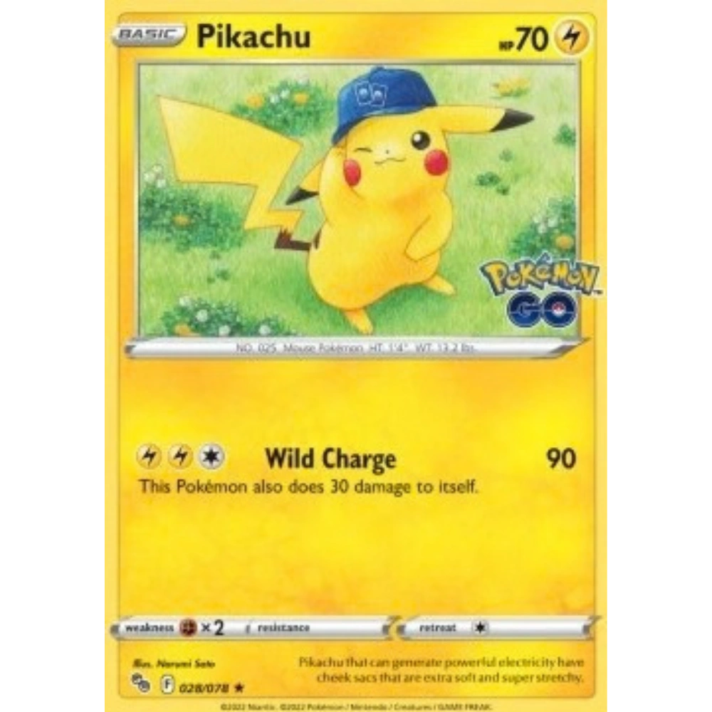 Pokemon - Pikachu - Pokemon Go Holo Stamp Promo [ENG]
