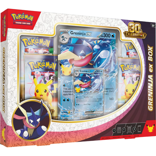 Pokemon - 30th Celebration - Greninja ex Box [ENG] (Vorbestellung)