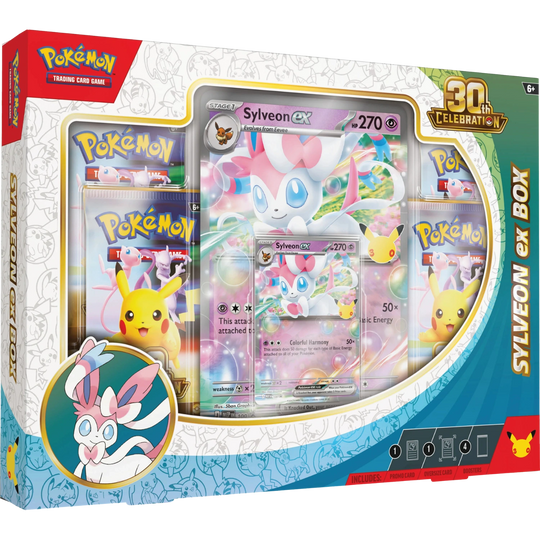 Pokemon - 30th Celebration - Sylveon ex Box [ENG] (Vorbestellung)
