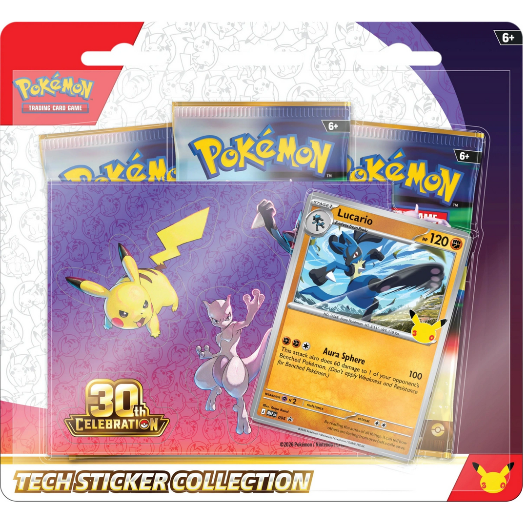 Pokemon - 30th Celebration - Tech Sticker Collection - Lucario [ENG] (Vorbestellung)