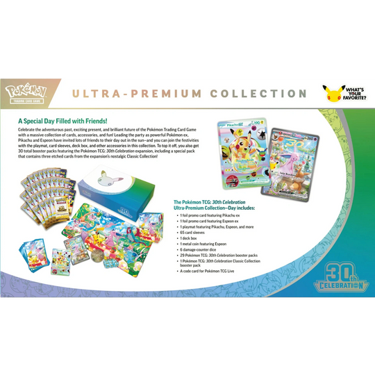 Pokemon - 30th Celebration - Ultra Premium Collection - Espeon [ENG]