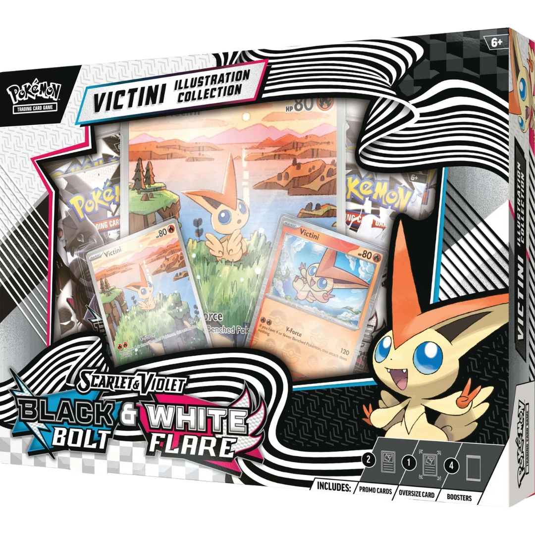 Pokemon - Black Bolt &amp; White Flare: Unova Victini Illustration Collection [ENG]