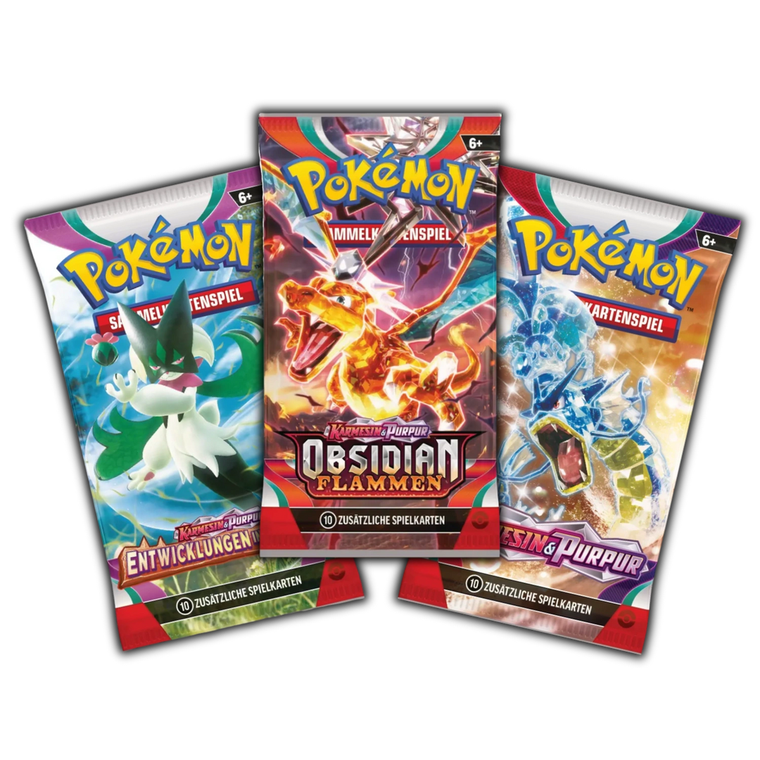 Pokemon - German Booster Bundle - Obsidianflammen, Entwicklungen in Paldea &amp; Karmesin &amp; Purpur [DE]