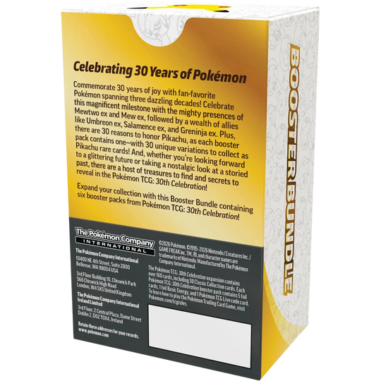 Pokemon - 30th Celebration - Booster Bundle [ENG]