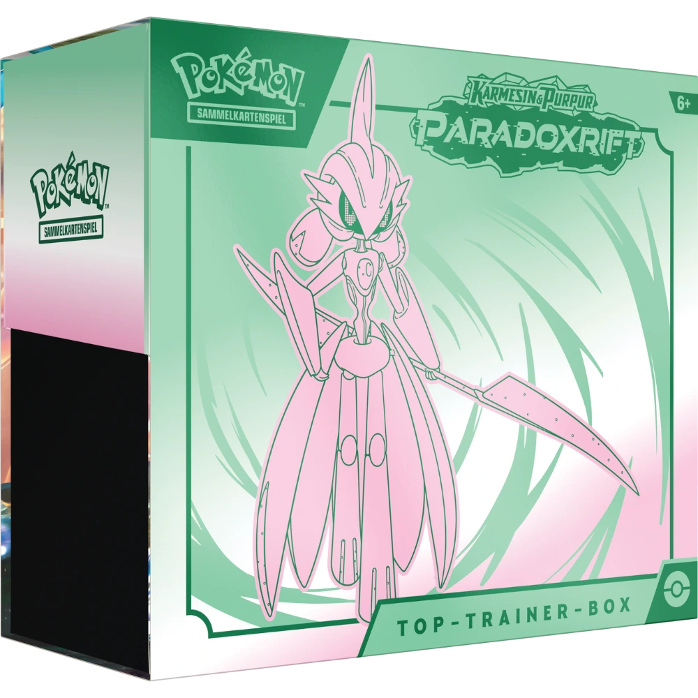 Pokemon Paradox Rift Top Trainer Box Eisenkrieger Deutsch