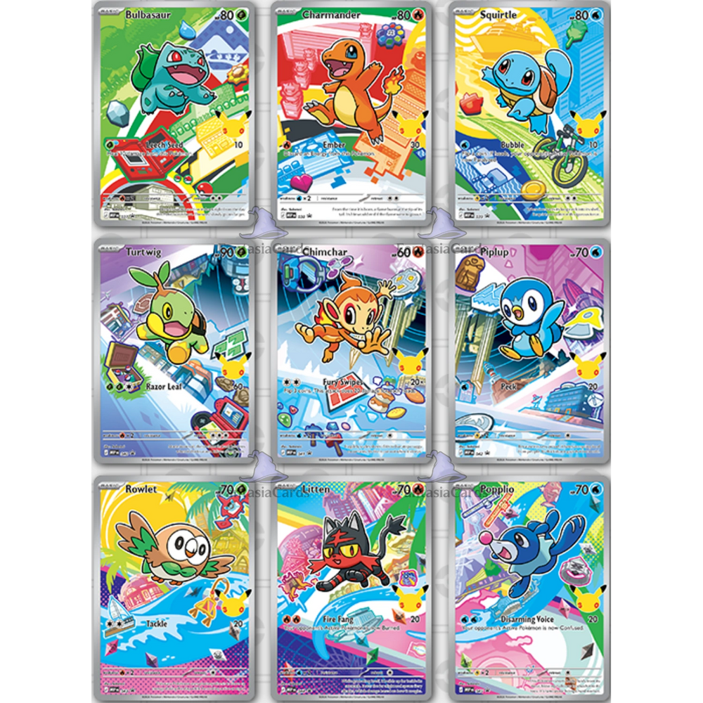 Pokemon - First Partner Illustration Collection Series 1 [ENG]