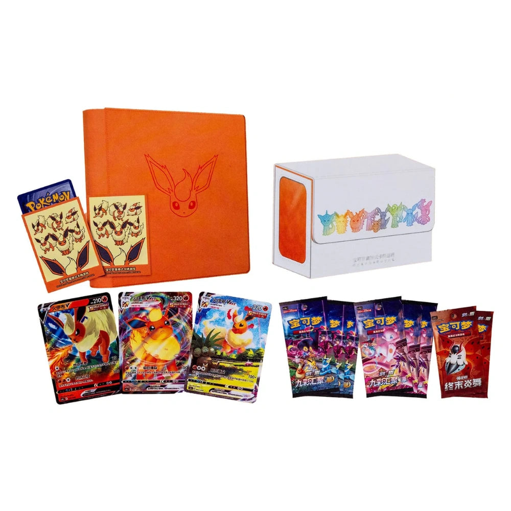 Pokemon - Eevee GX Gift Box Flamara [S-CHN]