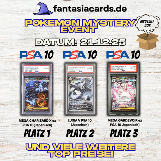 Pokemon  Mystery Event Ticket - EVENT am 21.12