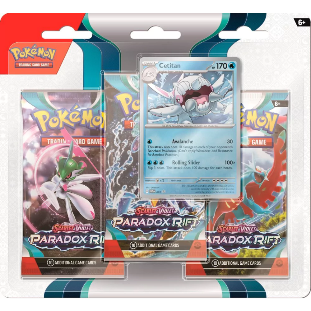 Pokemon - Paradox Rift - 3-Pack Blister - [ENG] - LIVE BOXBREAK