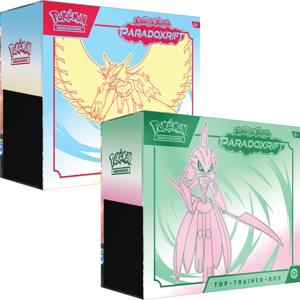 Pokemon Paradox Rift Top Trainer Box Deutsch