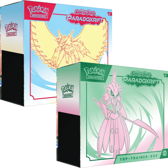 Pokemon Paradox Rift Top Trainer Box Deutsch