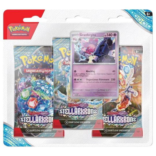 Pokemon - Stellar Krone - 3er Blister