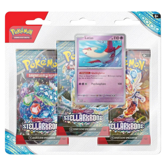 Pokemon - Stellar Krone - 3er Blister