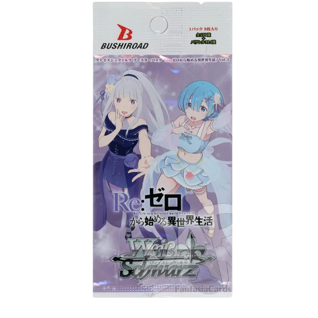 Weiß Schwarz - Re:Zero - Starting Life in Another World Vol. 3 [JP] LIVE-BOXBREAK