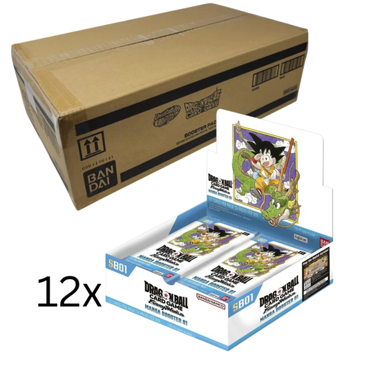 Dragon Ball Super Card Game - Fusion World - SB01 - Manga Booster Pack 01 - Sealed Case [ENG]
