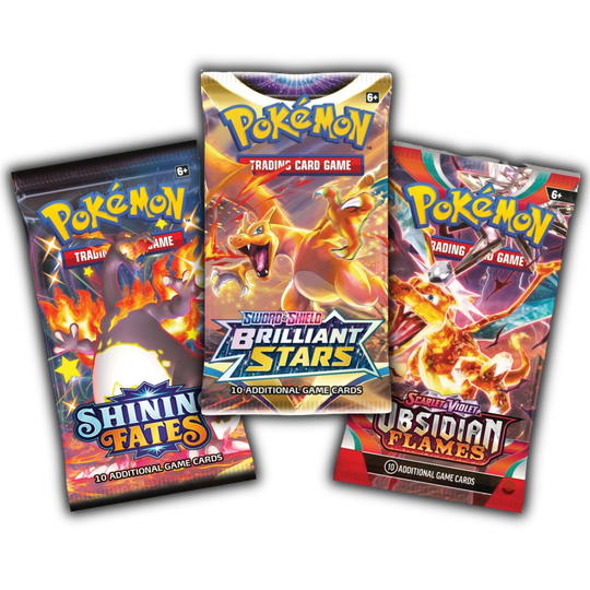 Pokemon - Charizard Booster Bundle - Obsidian Flames, Brilliant Stars & Shining Fates [ENG]