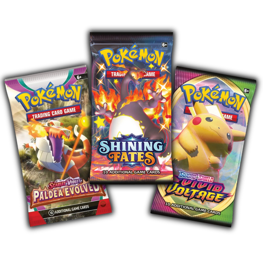 Pokemon - Booster Bundle - Shining Fates, Paldea Evolved & Vivid Voltage [ENG]