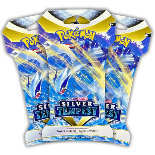 3x Pokemon - Silver Tempest - Sleeved Booster Bundle [ENG]