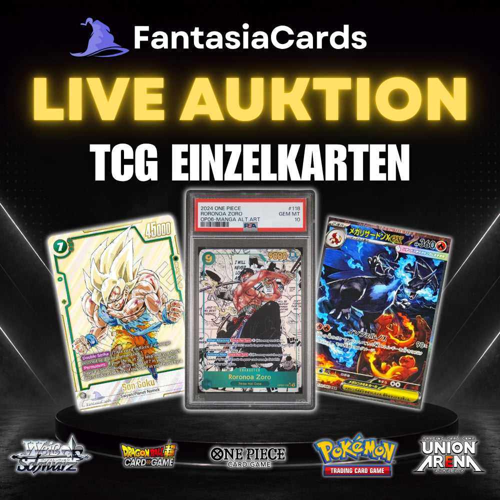 LIVE Auktion - TCG Einzelkarten - Kommission