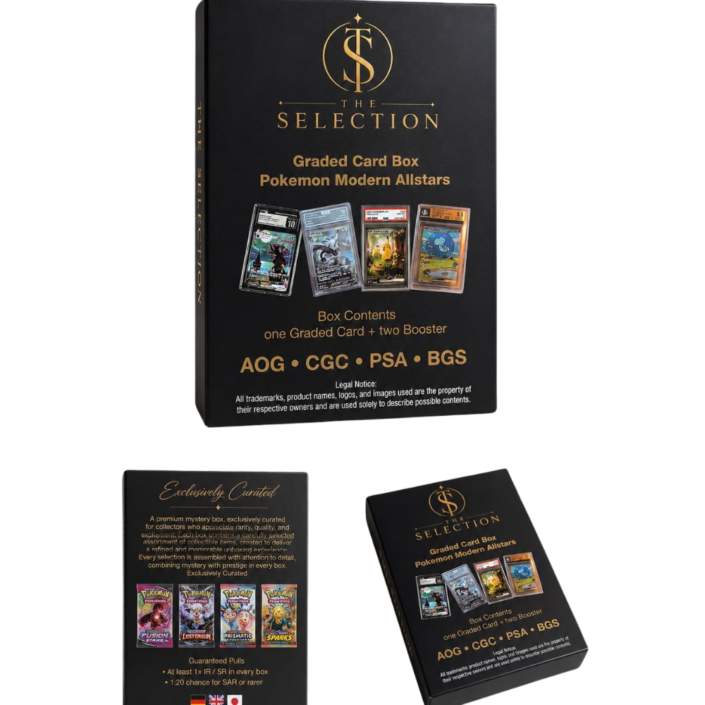 The Selection Graded Card Box Pokemon Modern Allstars