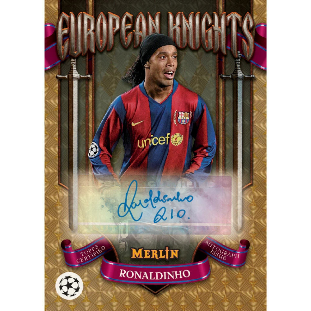 Topps 2024-25 Chrome Merlin UEFA Club Competitions - Hobby Box