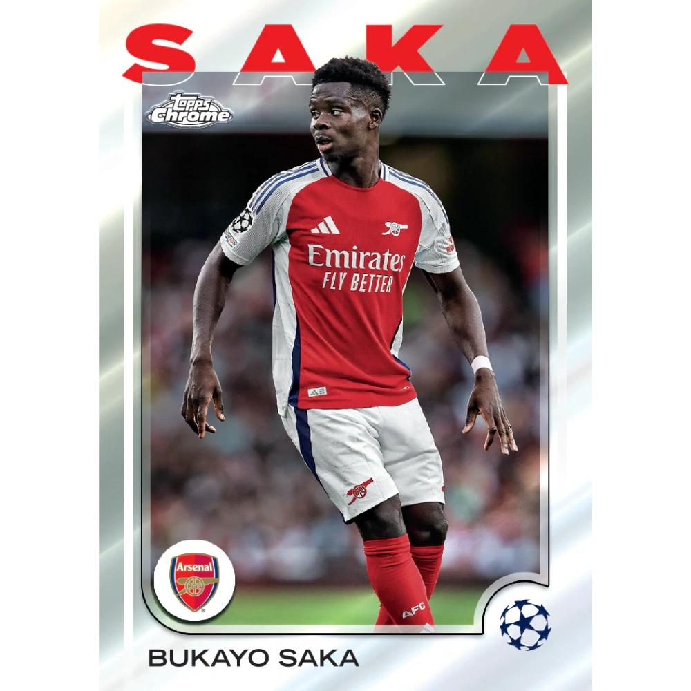 Topps 2024-25 Chrome UEFA Club Competitions - Hanger Box