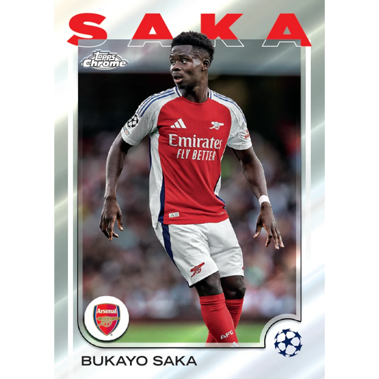 Topps 2024-25 Chrome UEFA Club Competitions - Hanger Box