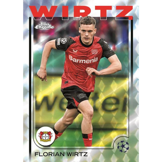 Topps 2024-25 Chrome UEFA Club Competitions - Hanger Box