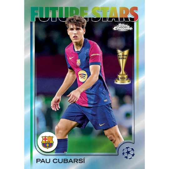 Topps 2024-25 Chrome UEFA Club Competitions - Hanger Box