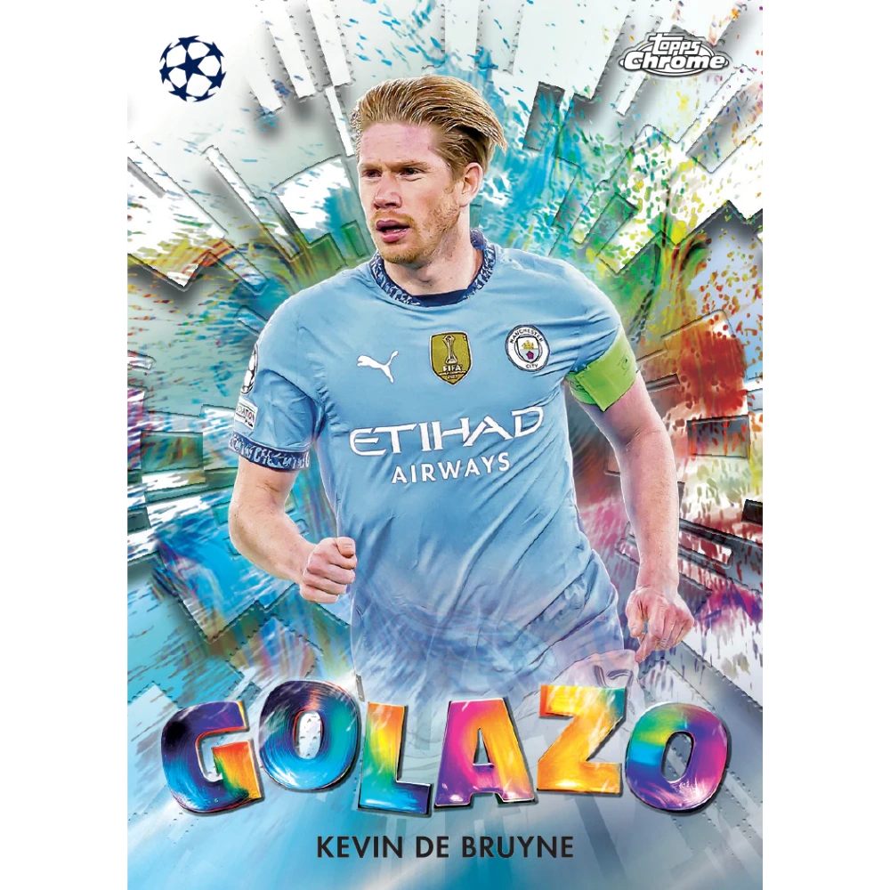 Topps 2024-25 Chrome UEFA Club Competitions - Hanger Box