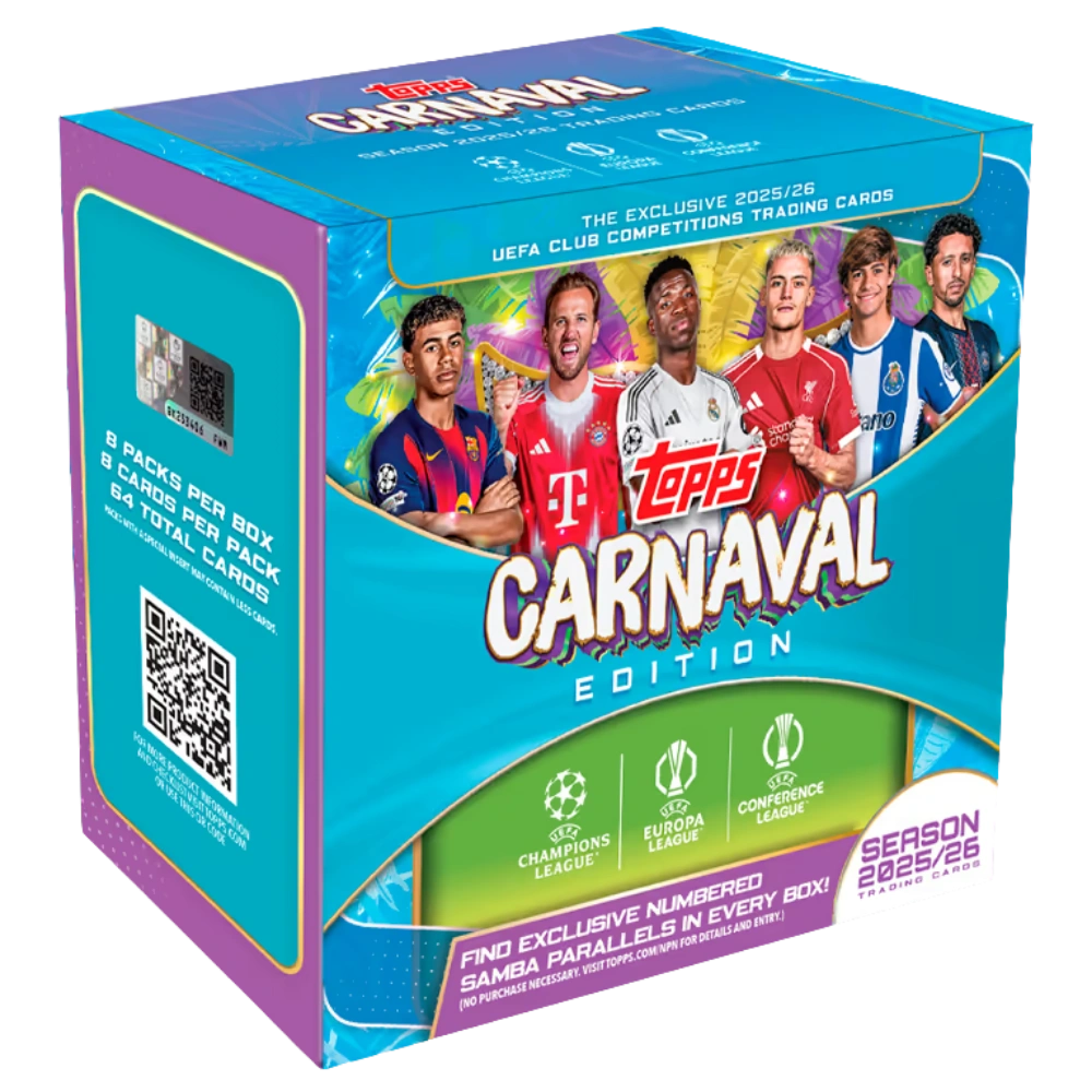 Topps 2025-26 Carnaval Edition UEFA Club Competitions - Hobby Box