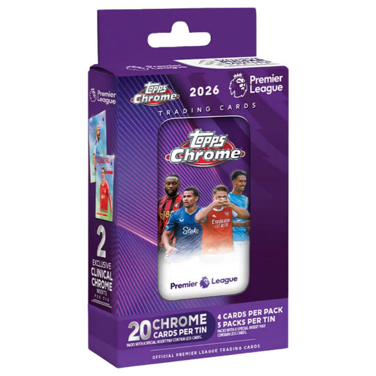 Topps 2025-26 Chrome Premier League - Tin Box