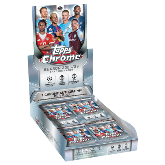 Topps 2025-26 Chrome UEFA Club Competitions - Hobby Box