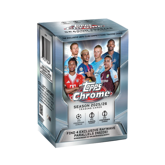 Topps 2025-26 Chrome UEFA Club Competitions - Value Box