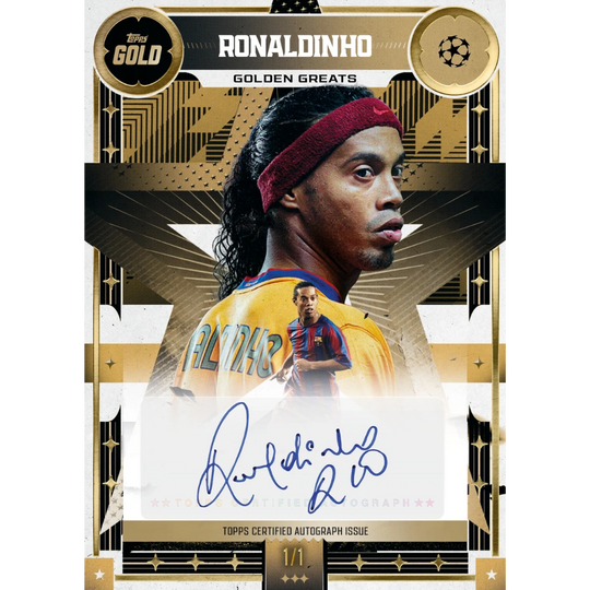 Topps 2025-26 Gold UEFA Club Competitions - Hobby Box