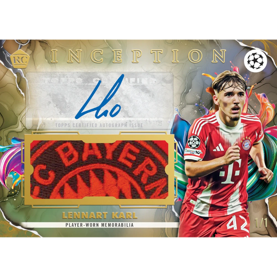Topps 2025-26 Inception UEFA Club Competitions - Hobby Box